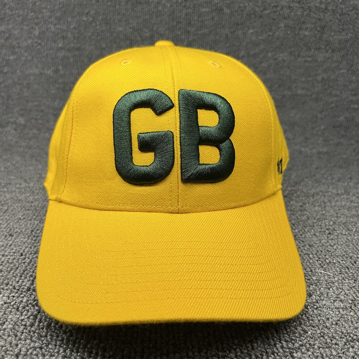 Green Bay Packers '47 Brand MVP Snapback Hat Gold Green NFL GB Logo Cap