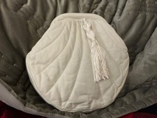 Vintage Liotta for T.J. & Company Leather Ivory Shell Shaped Crossbody Handbag