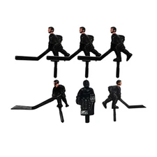 Set of Black Shelti Bubble Dome Hockey Replacement Players