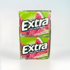 EXTRA Sweet Watermelon Sugarfree Gum, 15 Pieces Pack of 10 .,