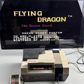 Flying Dragon: The Secret Scroll (Nintendo NES, 1989) Authentic Cleaned Tested