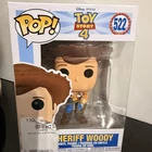 Toy Story 4 Woody Funko Pop 522 New Sheriff Woody