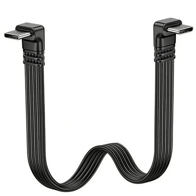 Flomiara USB-C auf kurzes FPC Flachbandkabel 50 cm, oben/unten