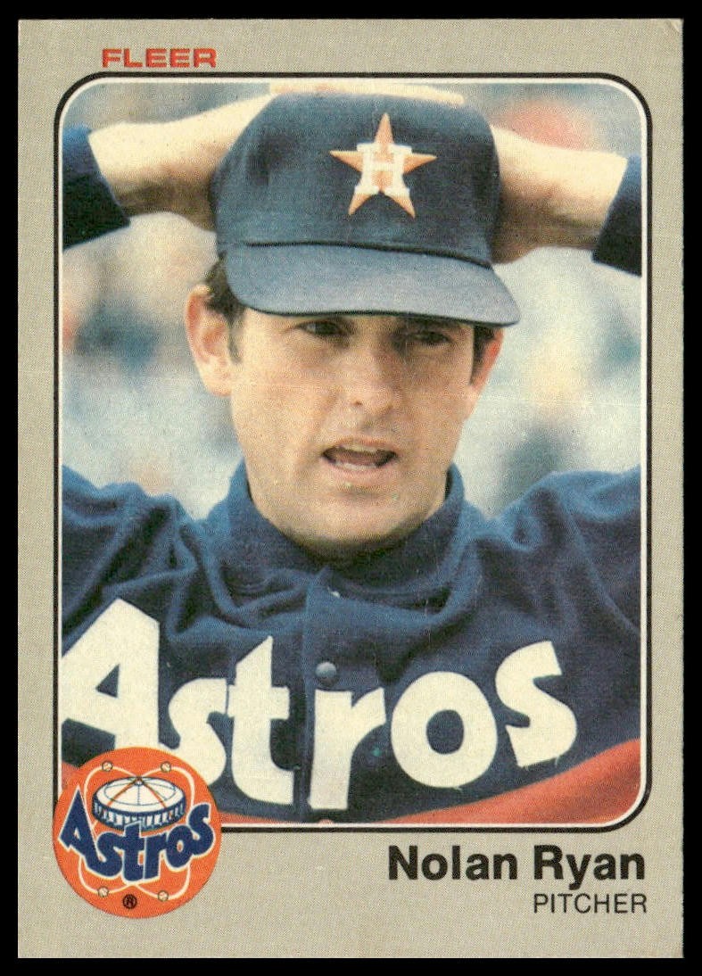 Nolan Ryan #463 Baseball Cards 1983 Fleer trading card — raw and PSA graded price guide