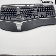 Microsoft Natural Ergonomic Keyboard 4000 v1.0 Model 1048 KU-0462 Wired USB