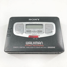 Sony Walkman Wm-Gx655 Cassette Recording Radio Black Tested Japan Used F/S