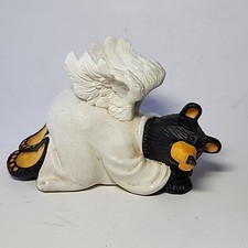 Angel Bear Michael Big Sky Carvers Bearfoots By Jeff Fleming Figurine Retired 5"