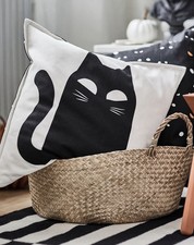 2x Kustfyr Ikea Kissenbezug Pillowcase Katze Kissen Deko NEU