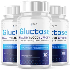 (3 Pack) Gluctose Blood Pills Advanced Max Support Gluctose Fomula 180 Capsules