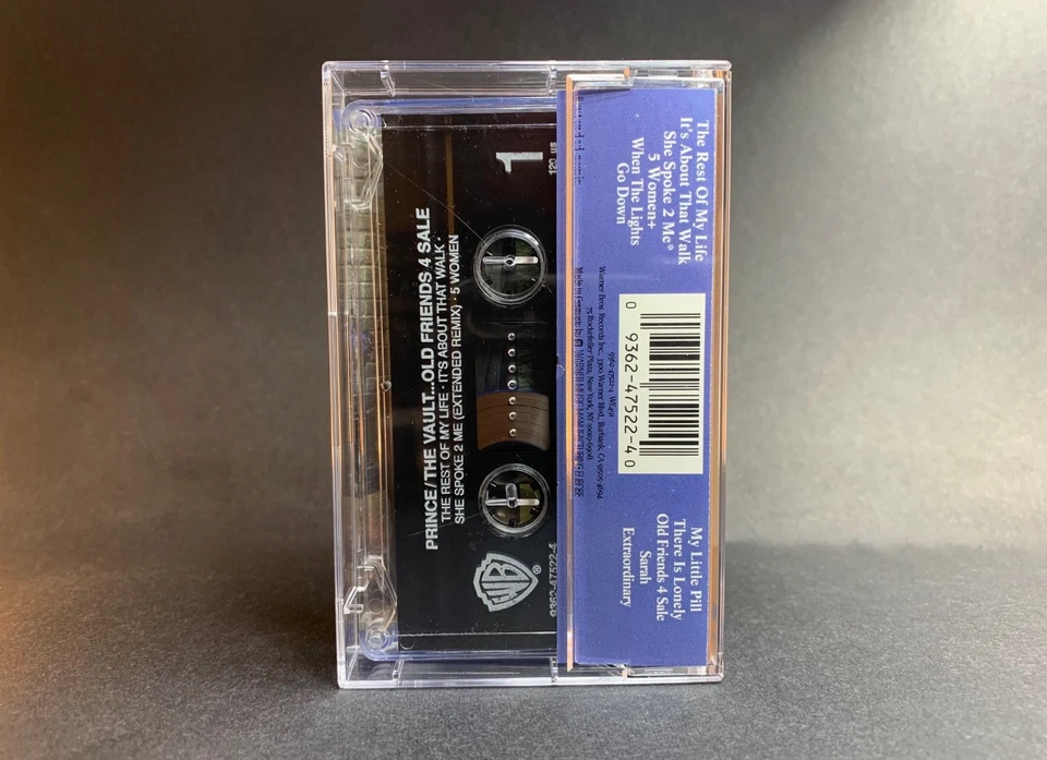 Prince THE VAULT OLD FRIENDS 4 SALE Cassette**EX/NEAR MINT CONDITION** 1999 RARE - Image 4 of 4