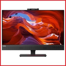 Lenovo 27" QHD USB-C Docking Monitor - 2560x1440 Speakers Mic & Webcam T27HV-20