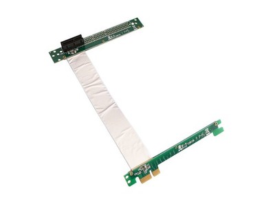 Pci Express 1x Riser - Flexible - Shielded Cables - Pcie - 150 mm