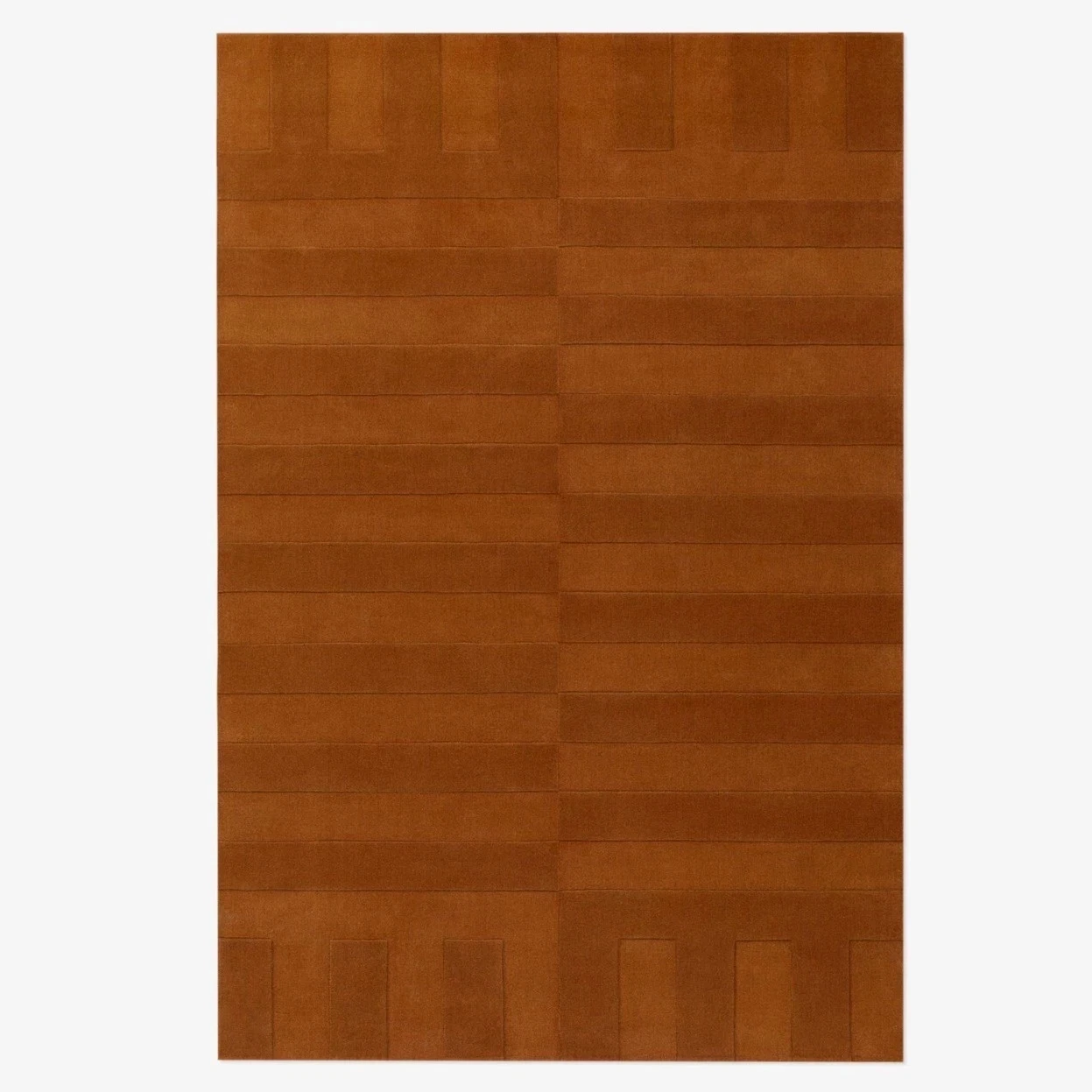 Modern Hand Tufted 100% Wool Rug Color Burnt Orange Handmade Design Carpet Rug
Opens in a new window