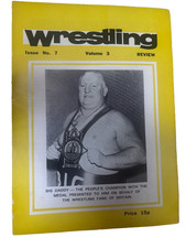 Wrestling Review Programme Big Daddy Halifax 1980 Johnny Saint Jim Breaks