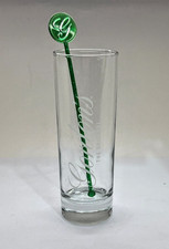GORDON'S GIN TALL GLASS & STIRRER - PUB HOME BAR TUMBLER