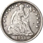 1858-O Seated Liberty Half Dime