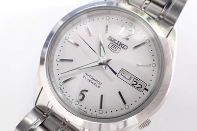Seiko 5 Automatic Day-Date 7S26 Mens Vintage Watch For Parts 7S26-03B0 Japan