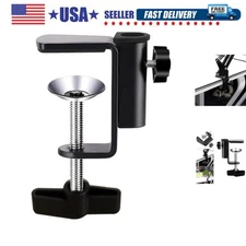 Aluminum C-Clamp Clip Mount for Camera/Monitor, Desktop & Table Mount Holder ...