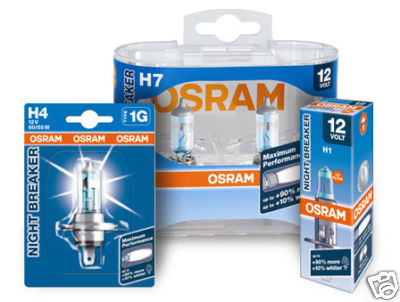 LAMPADE OSRAM NIGHT BREAKER H4 2PZ MASSIMO DELLA LUCE + - Picture 1 of 1
