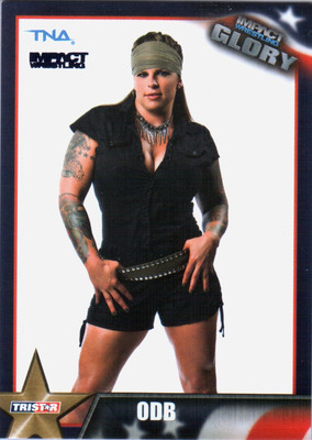TNA ODB #74 2013 Impact Wrestling GLORY BLUE Parallel Card SN 3 of 10