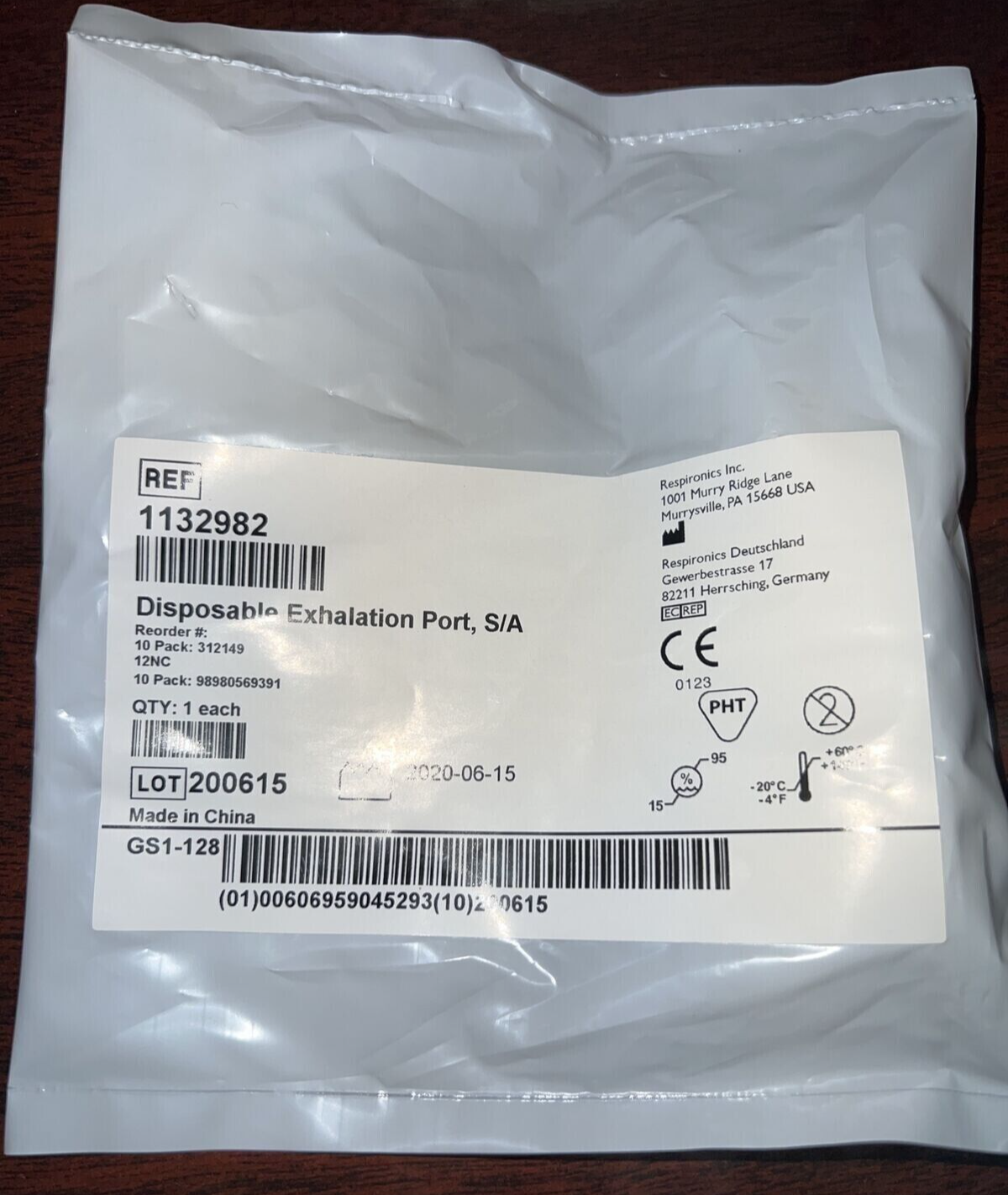 RESPIRONICS 1132982 DISPOSABLE EXHALATION PORTS Lot of 10 Sealed eBay