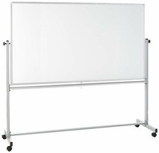 Offex Whiteboards 72"W x 40"H Double Sided Dry Erase Magnetic Whiteboard