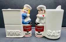 campbells soup kids salt & pepper shakers 1996 by westwood collectible
