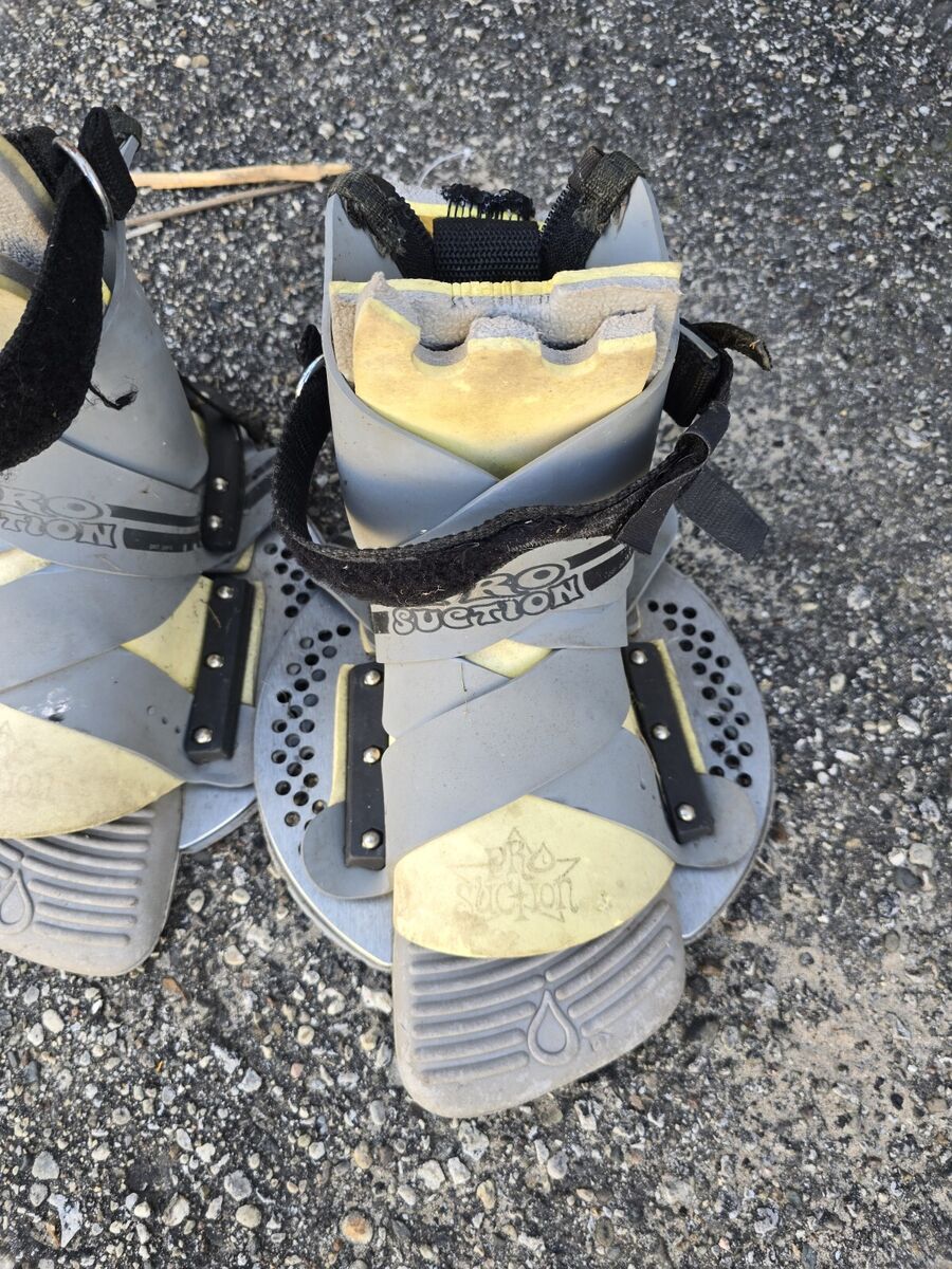 Liquid Force Vintage Wake Board Bindings Pro Suction | eBay Liquid Force Vintage Wake Board Bindings Pro Suction | eBay