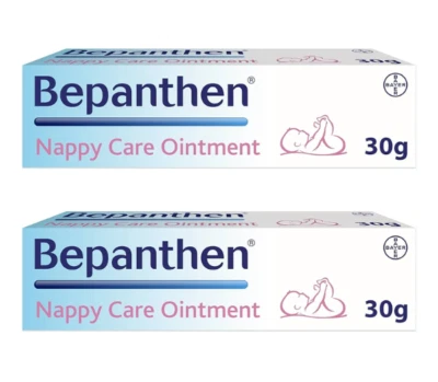2x Bepanthen Ointment Nappy Care 30g - Nappy Rash Protection
