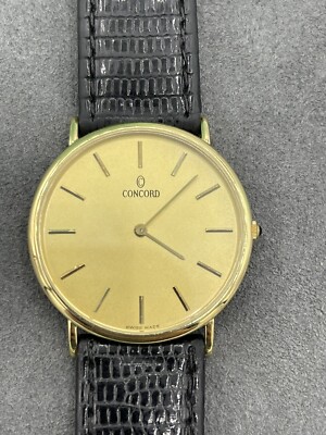 Vintage watch concord watch yellow gold 18k 56-c6-218