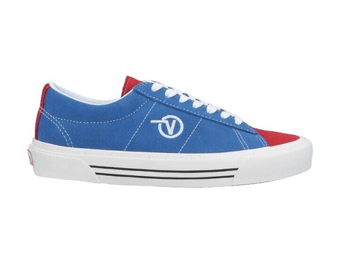 Size 10.5M/12W Vans Off‎ The Wall Navy Blue Unisex Casual Sneakers 721356 Vans Vans Off The Wall Sneaker Shoe Men Size 10 721356 Blue  main image 4