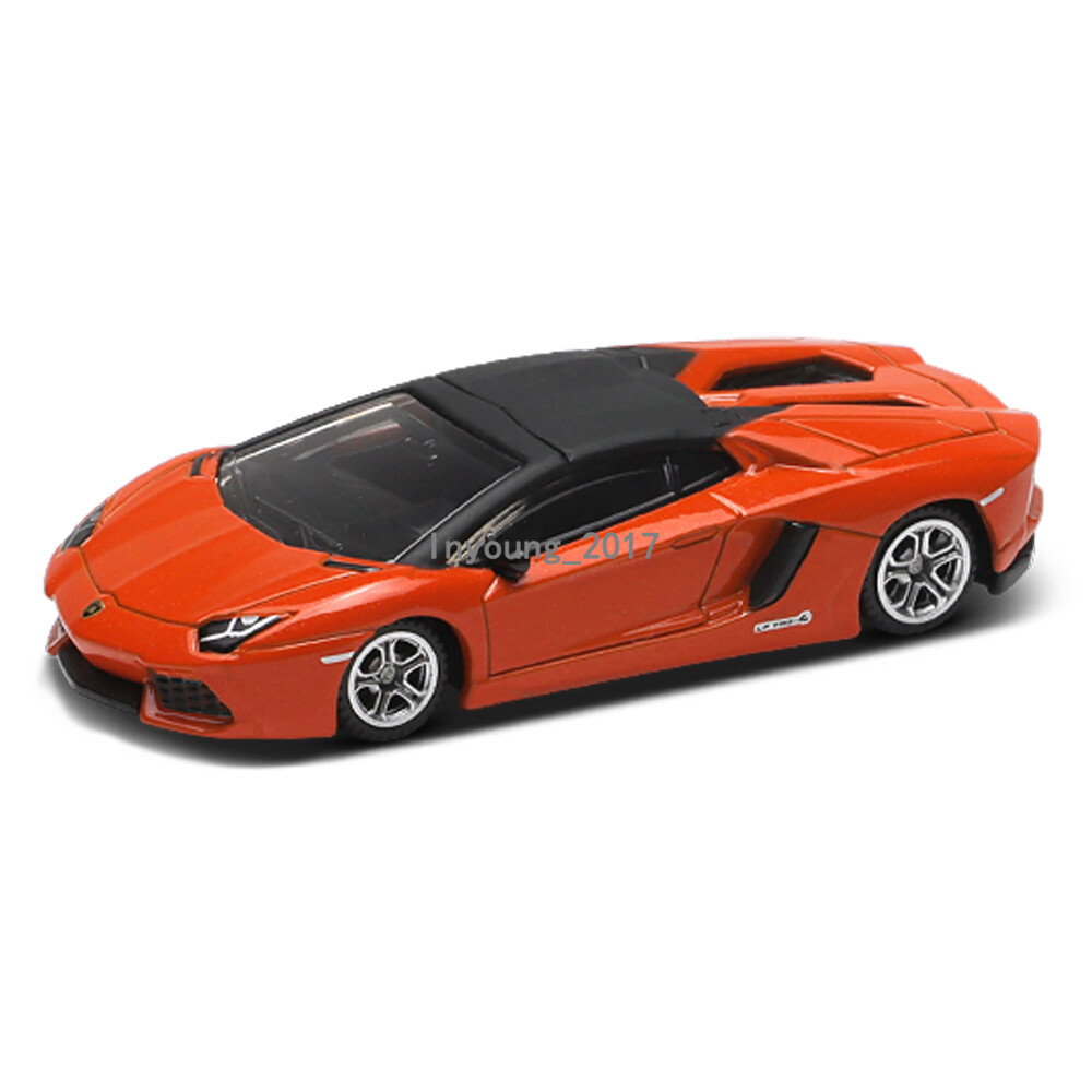 1:64 2013 Lamborghini Aventador Roadster Model Car Diecast Metal Toy Cars Orange