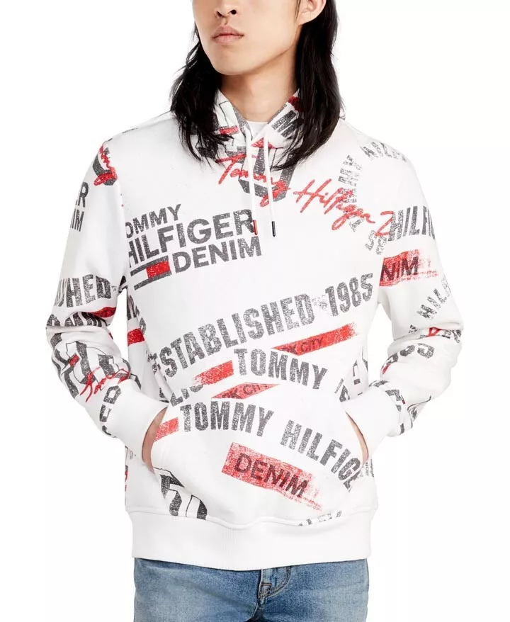 Tommy hilfiger graphic hoodie hotsell
