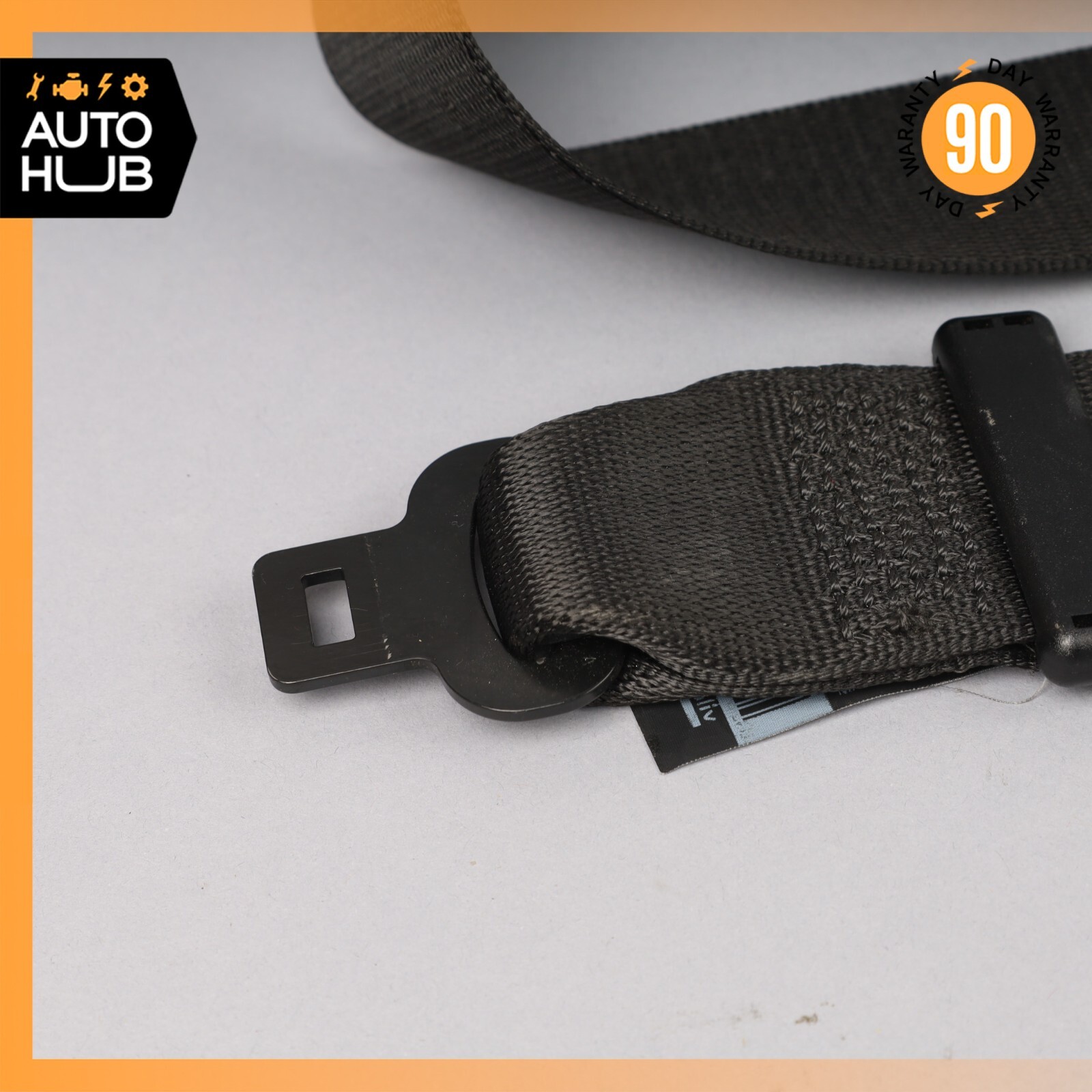 14-22 Maserati Ghibli SQ4 M157 Rear Center Seat Belt Seatbelt Black OEM 41k