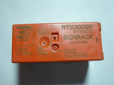 Relay 12V 1xEIN 12A Schrack RT134012 #20-3F