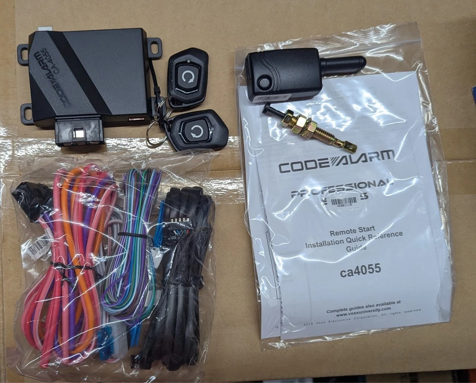 Arrancador remoto Code Alarm CA4055 1 vía 1/4 milla alcance 2 REMOTES Foto 2 de 4