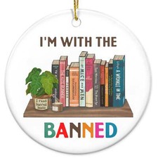 Book Lovers Gifts for Women, Christmas Ornaments - Book Decor, Christmas, Birthd