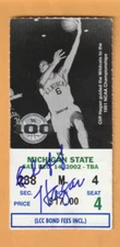 Cliff Hagan Kentucky Wildcats AUTO Signed 2002 Ticket Stub HOF Owensboro KY