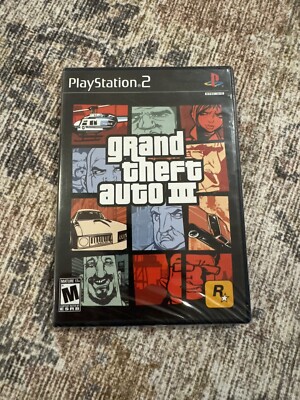 GRAND THEFT AUTO III 3 GTA 3 Sony PlayStation 2 Brand New SEALED PS2 Video Game