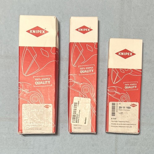 Knipex Flat Nose Telephone 29 11 160 TwinGrip 82 01 200 Flat Nose 28 01 200 - Picture 8 of 15
