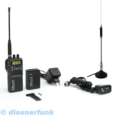 CB HAND FUNK ALAN 42 DS SET & MAG ANTENNE HANDFUNKGERÄT neue Version  c1267