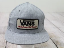 Vans Geoff Rowley "Built Strong, Cali Casual" Patch Acrylic Wool Grey Snapback