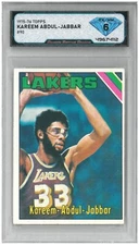 1975-76 Topps KAREEM ABDUL-JABBAR #90 💎 DSG 6 EX/NM