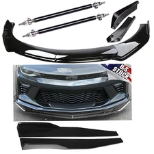 Front Bumper Lip Splitter Spoiler Body Kit Side Skirt For Ford Edge 2007-2021