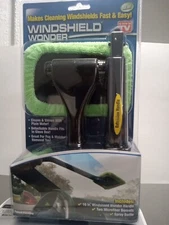 Telebrands Windshield Wonder As Seen On TV Microfiber Cleaning Tool NEW SEALED