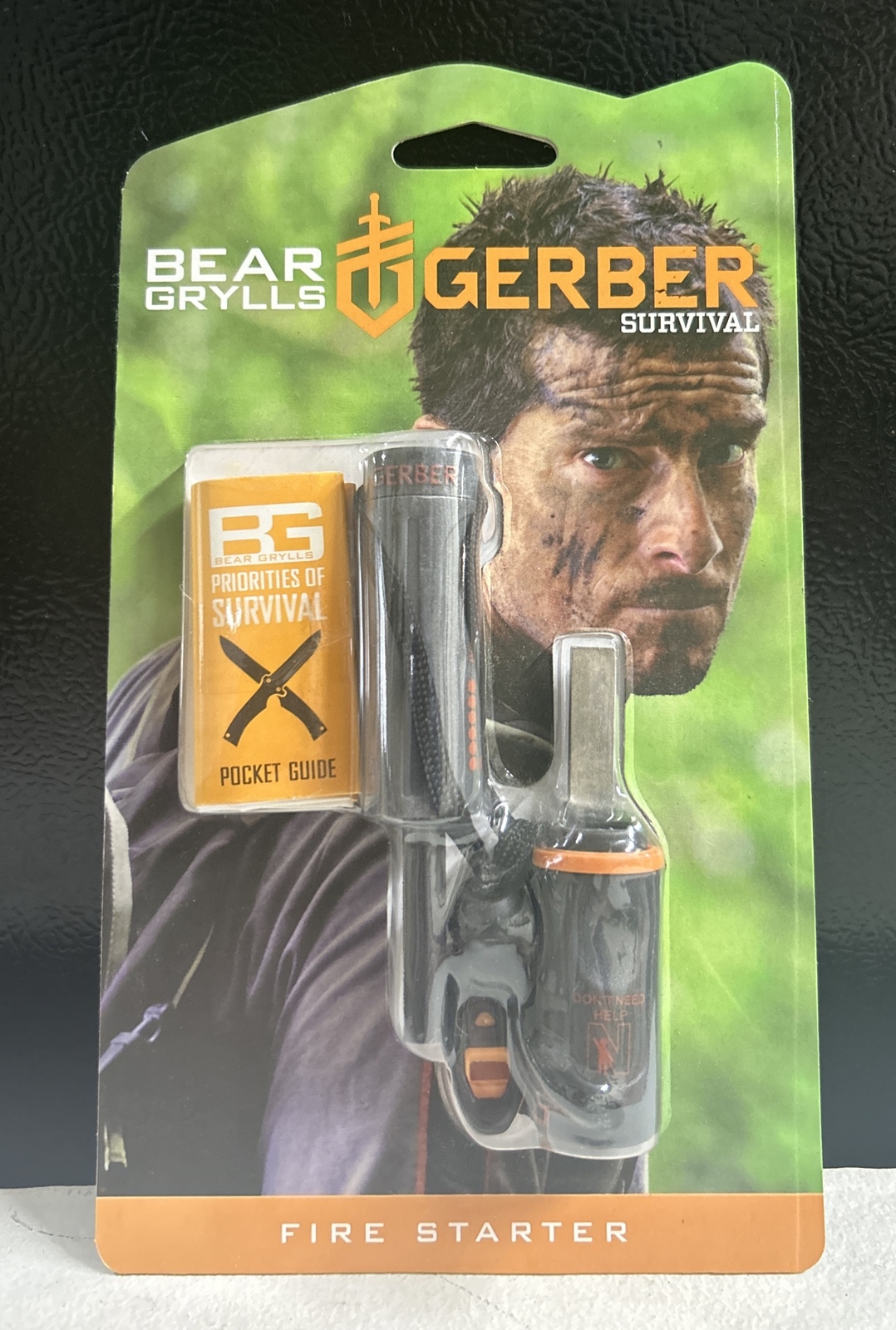 Gerber Survival Bear Grylls Fire Starter Kit Whistle Lanyard Waterproof
