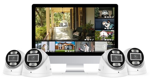 POE Foscam T5EP 5.0MP IP Camera Spotlight Color Night Vision Alarm Siren - Picture 12 of 13