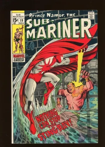 Sub-Mariner 19 VF- 7.5 High Definitions Scans *b10