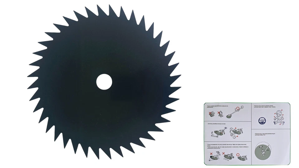 2x Dickichtmesser Freischneider Hartmetall Motorsense Klinge 40Zähne 255 x 25,4 - Bild 2 von 4