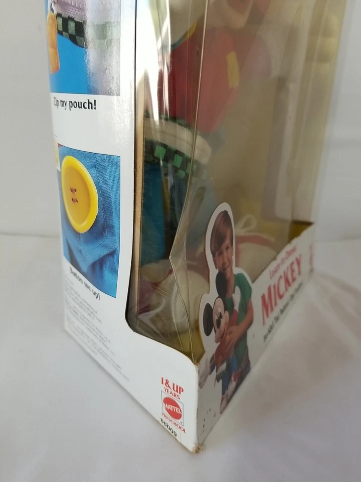 Muñeca de colección Disney Mickey Mouse Aprende a Vestir 1993 Mattel Nueva en Caja Foto 3 de 4